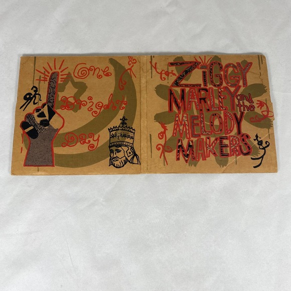 Ziggy Marley & The Melody Makers One Bright Day Promo 1989  Gold Disc - Picture 5 of 9